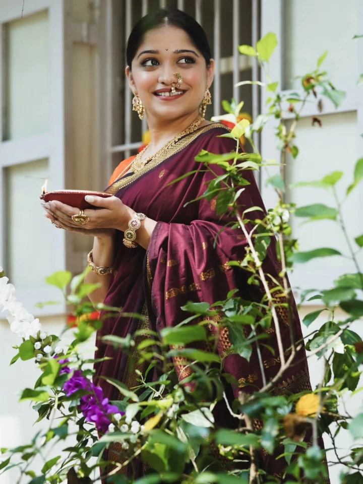 Amruta Phadke Celebrating Diwali