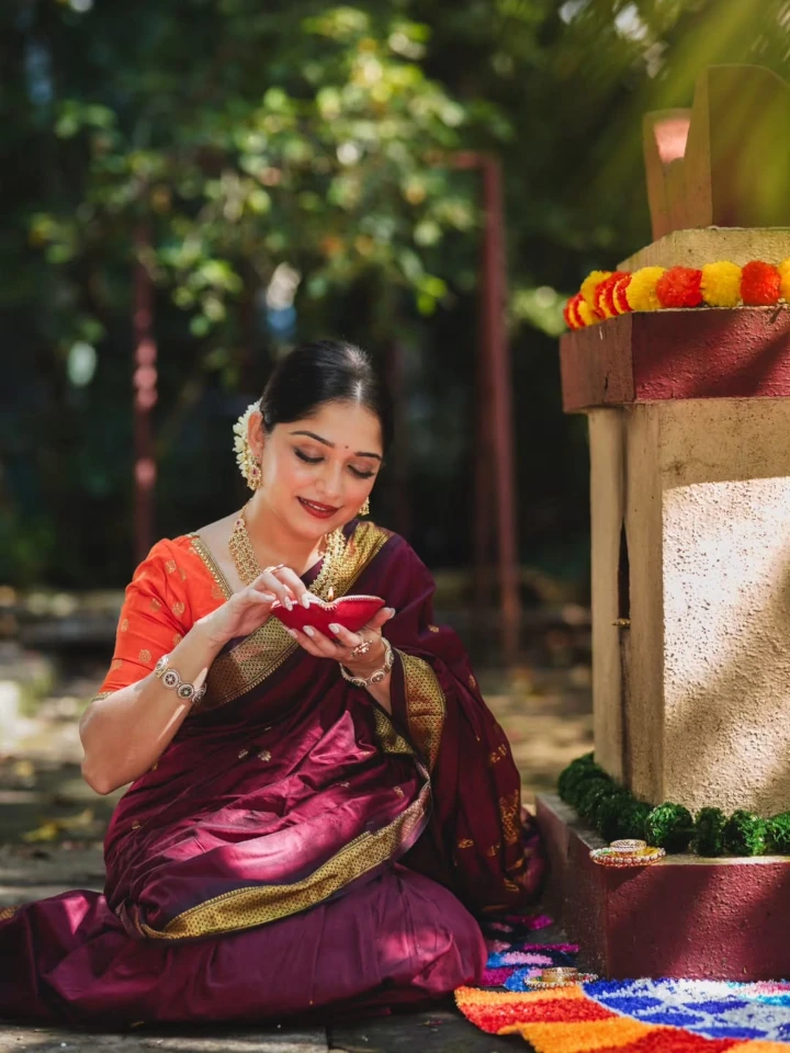 Amruta Phadke's Diwali Celebration Image
